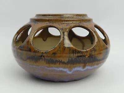 Buy Canterbury Studio Art Pottery Flower Arranger Vase - Signed • 38£