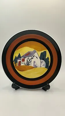 Buy Limited Edition Wedgwood CLARICE CLIFF Applique  Bizarre   LUGANO  Display Plate • 49.99£