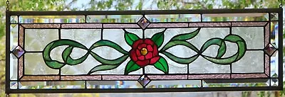 Buy Stained Glass  Window HANGING  28 3/4 X 9 1/2  Including Hooks • 298.85£
