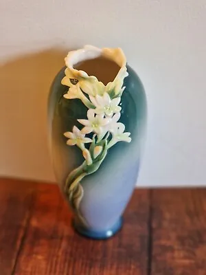 Buy Boxed Vintage FRANZ Porcelain (Tuberose Vase) 8   Tall. Great Condition • 35£