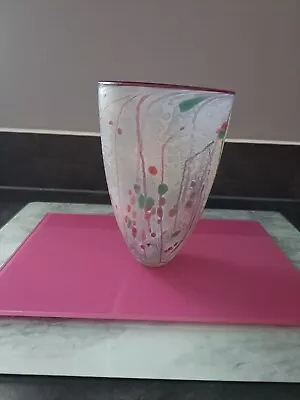 Buy Isle Of Wight Glass Kyoyo Cherry Vase • 35£