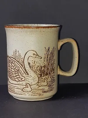 Buy DUNOON CERAMICS Swan Design Coffee Tea Stoneware Mug Cup VINTAGE 80s SCOTLAND  • 9.95£