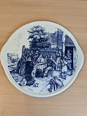 Buy Large Vintage Blue And White Delftware Serving Platter, Plate. D.Teniers • 25£