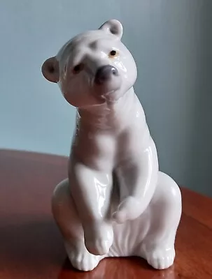 Buy LLADRO Polar Bear Sitting - 5  High X 3  Wide - Excellent Condition • 14.50£