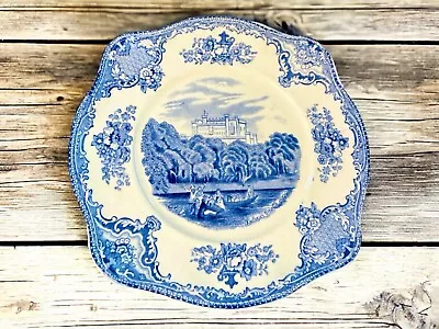 Buy Johnson Brothers OLD BRITAIN CASTLES BLUE 7-5/8  Square Salad Plate(s) EXCELLENT • 17.26£