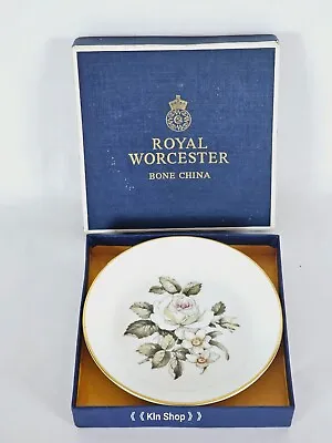 Buy Royal Worcester Bone China Porcelain England Wild Rose Flowers Tea Bag Dish • 5.99£