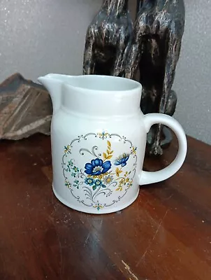 Buy Vintage Purbeck Ceramics Swanage Blue Flower Design Jug Or Plant Pot  • 12.99£