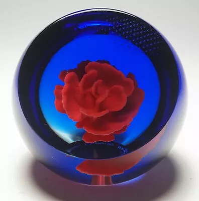 Buy Caithness Helen MacDonald Red Carnation Style One Paperweight • 86.47£