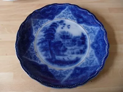 Buy Victorian Flow Blue Plate • 4.99£