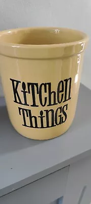 Buy Tg Green Ltd Kitchen Things Utensil Stoneware Jar Vintage  Pottery  • 8.99£