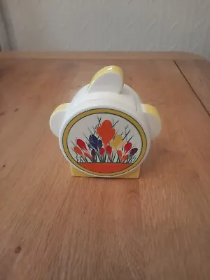 Buy  Clarice Cliff Hand Painted Crocus Sugar Box By Moorland  • 0.99£