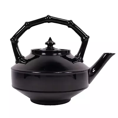 Buy Christopher Dresser Pottery Teapot Jackfield Black Aesthetic Period Circa 1880 • 220£