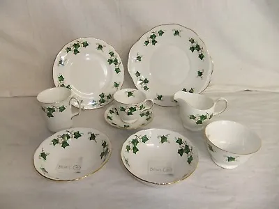 Buy C4 Porcelain Bone China Colclough - Ivy Leaf - Vintage Gilded Tableware R11 • 90.99£