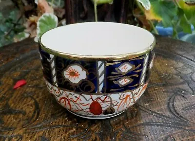 Buy  Antique Imari Arthur Wood Tea Time Sugar Bowl Bright  Art Deco Blue Red Gold • 20£