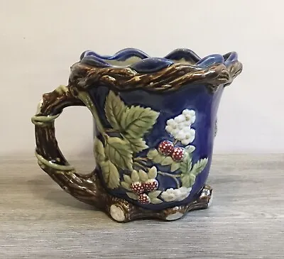 Buy WanJiang Nouveau Majolica Water Pitcher/Jug Vine And Berry Decoration • 19.99£