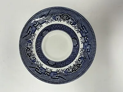Buy Vintage Churchill China Blue Willow Made In England  Tea Saucer Plate 5.25  • 4.79£