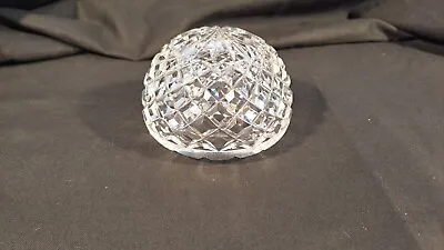 Buy Waterford Crystal, Domed Paperweight, Etched Mark • 10£