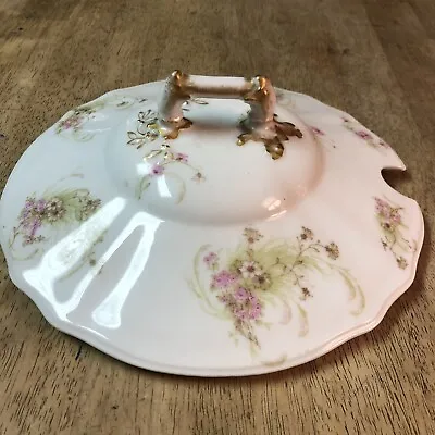 Buy Victorian Haviland Porcelain China Limoges France Pink Flower Tureen Lid • 54.94£