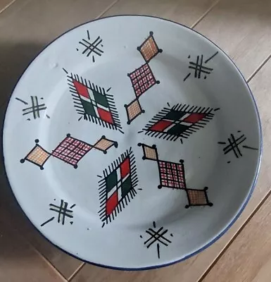 Buy Moroccan Ceramic Plate For Serving Or Wall Hanging  Small Handmade • 10.50£