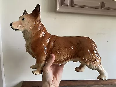 Buy Large Vintage Mid Century Melba Ware Pottery Corgi Dog Figurine • 35£