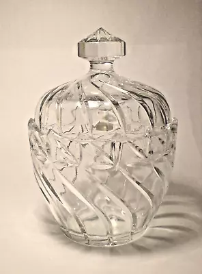 Buy Crystal Jar Clear Temple Polonia Lead Handcut  10  • 34.14£