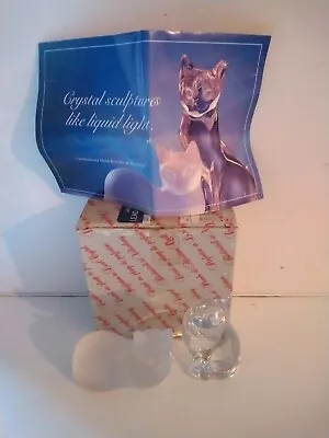 Buy Lead Crystal Glass Cats Prim And Proper Boxed  • 29.99£