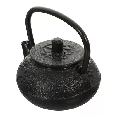 Buy  Mini Tea Kettle Loose Leaf Teapot Vintage Chinese Cast Iron Office Desktop • 13.18£