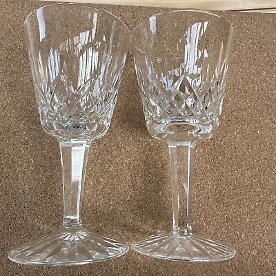 Buy 2 Waterford Lismore Crystal Glasses Sherry • 26.95£