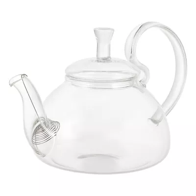 Buy Clear Glass Teapot With Removable Infuser For Stovetop Tea Making- • 15.29£