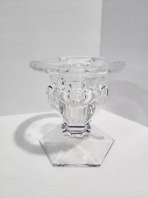 Buy Vintage Royal Doulton Concord Triple Use Clear Crystal Glass Candle Holder  • 18.97£