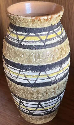 Buy Vintage Hand Painted Stoneware Vase 7  H • 14.55£