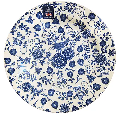 Buy 4) ROYAL WESSEX Churchill NANKIN Bird Blue DINNER PLATE Set X 4 10  Flower New • 44.11£