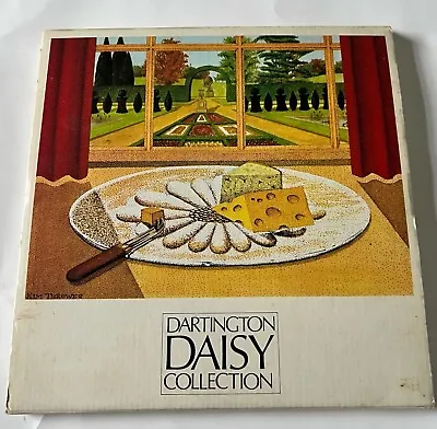 Buy DARTINGTON Daisy Collection Handmade Crystal Cheese Butter Platter Frank Thrower • 45£