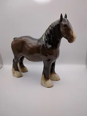 Buy Beswick Horse 'Shire Mare' Figurine Model No - 818 • 28£