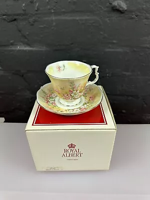 Buy Royal Albert Shakespeares Flowers Meadows With Delight Teacup Saucer Set Boxed • 16.99£
