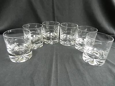 Buy Vintage Dartington Dimple Old Fashioned Whisky Whiskey Glasses Tumblers X 6 • 99.99£