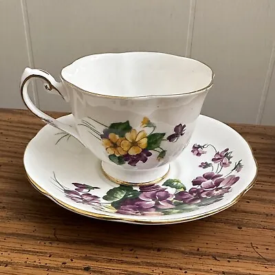 Buy Vintage Royal Standard Lavender Lady Fine Bone China England Tea Cup & Saucer • 14.23£