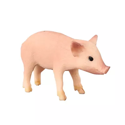 Buy  Simulation Pig Model Ornaments Animal Figurines Collection Toy Home Office • 6.46£