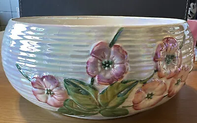 Buy Vintage Newcastle Upon Tyne Maling Pottery Fruit Bowl   Apple Blossom   • 22£