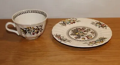 Buy Vintage WADE England Cup And And Side Plate - MEADOW • 15£