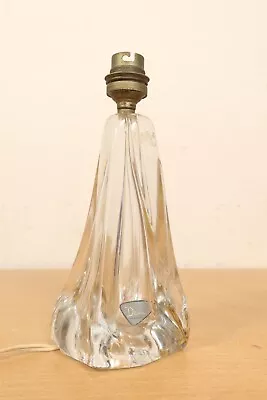 Buy French Vintage Daum Crystal Lamp Base Circa Mid 20th Century Signed • 119.95£