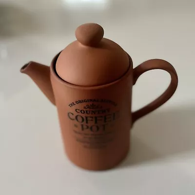 Buy The Original Suffolk Country Terracotta Coffee Pot & Lid By Henry Watson Pottery • 10£
