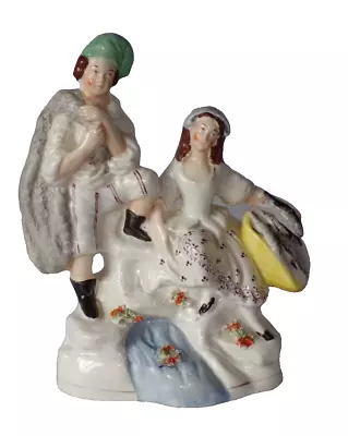 Buy Decorative Staffordshire Antique Figure Fisherman & Fisherman's Wife Collectable • 80£