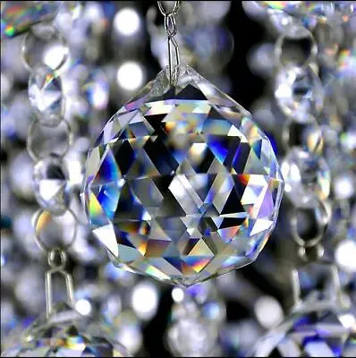 Buy 20mm Crystal Ball Suncatcher Prism Rainbow Maker Pendant Decor Window Hanging • 2.99£