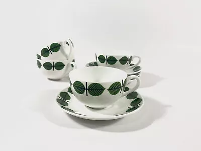Buy 4x Gustavsberg Stig Lindberg Bersa Berså Tea Coffee Cup And Saucer Set • 137.45£