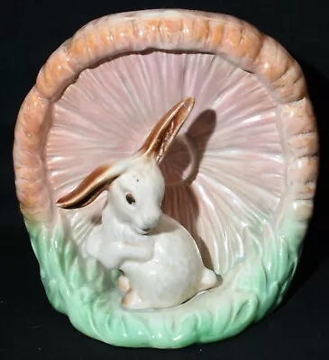 Buy Vintage Sylvac Rabbit & Mushroom Vase Pattern #1510 - 5 1/2  In Height • 14.99£