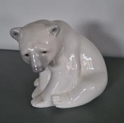 Buy Lladro Seated Polar Boar Figurine #1209 Immaculate Condition • 23.50£
