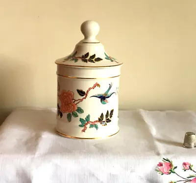 Buy Lidded Cookie Bon Bon Storage Jar Vintage Ceramic James Kent Old Foley Pottery • 20£