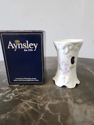 Buy Aynsley  Little Sweetheart  Fine China Bud Vase Unused 11cm High • 4.99£