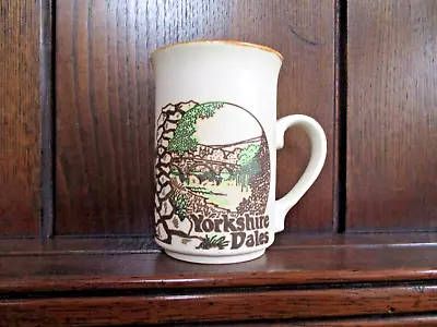 Buy Vintage Mug YORKSHIRE DALES Ashdale Pottery Studio Stoneware Dales Scene Map VGC • 6.99£